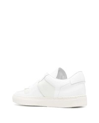 weiße Leder niedrige Sneakers von Common Projects