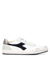 weiße Leder niedrige Sneakers von Diadora