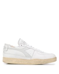 weiße Leder niedrige Sneakers von Diadora