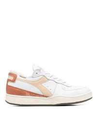 weiße Leder niedrige Sneakers von Diadora