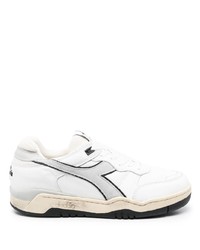 weiße Leder niedrige Sneakers von Diadora