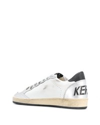 weiße Leder niedrige Sneakers von Golden Goose