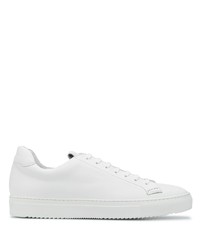 weiße Leder niedrige Sneakers von Doucal's