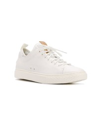 weiße Leder niedrige Sneakers von Polo Ralph Lauren