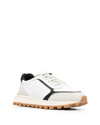 weiße Leder niedrige Sneakers von Liu Jo