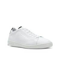 weiße Leder niedrige Sneakers von Le Coq Sportif