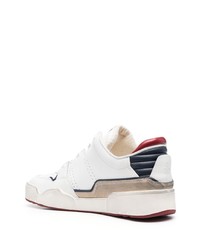 weiße Leder niedrige Sneakers von Isabel Marant