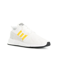 weiße Leder niedrige Sneakers von adidas