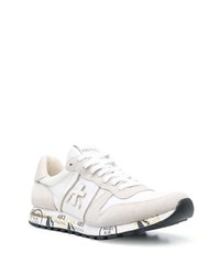 weiße Leder niedrige Sneakers von Premiata