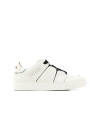 weiße Leder niedrige Sneakers von Ermenegildo Zegna XXX