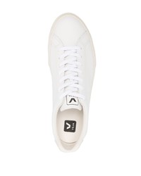 weiße Leder niedrige Sneakers von Veja