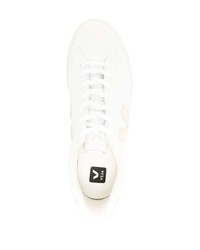 weiße Leder niedrige Sneakers von Veja