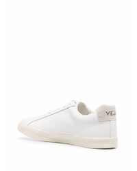 weiße Leder niedrige Sneakers von Veja