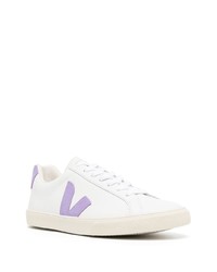 weiße Leder niedrige Sneakers von Veja