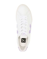 weiße Leder niedrige Sneakers von Veja