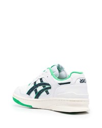 weiße Leder niedrige Sneakers von Asics