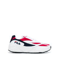 weiße Leder niedrige Sneakers von Fila