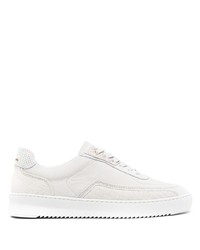 weiße Leder niedrige Sneakers von Filling Pieces