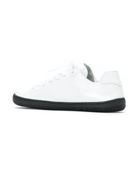 weiße Leder niedrige Sneakers von OSKLEN