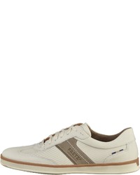 weiße Leder niedrige Sneakers von FRETZ men