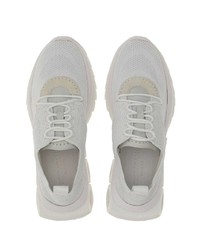 weiße Leder niedrige Sneakers von Ferragamo