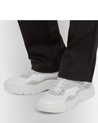 weiße Leder niedrige Sneakers von Valentino