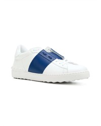 weiße Leder niedrige Sneakers von Valentino