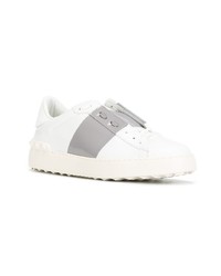 weiße Leder niedrige Sneakers von Valentino