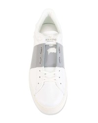 weiße Leder niedrige Sneakers von Valentino