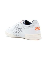 weiße Leder niedrige Sneakers von Asics