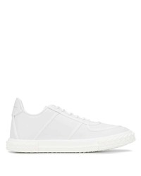 weiße Leder niedrige Sneakers von Giuseppe Zanotti