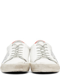 weiße Leder niedrige Sneakers von Golden Goose Deluxe Brand