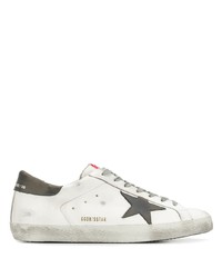 weiße Leder niedrige Sneakers von Golden Goose