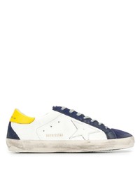 weiße Leder niedrige Sneakers von Golden Goose