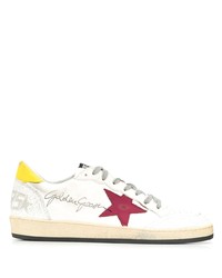 weiße Leder niedrige Sneakers von Golden Goose