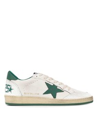 weiße Leder niedrige Sneakers von Golden Goose