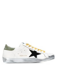 weiße Leder niedrige Sneakers von Golden Goose