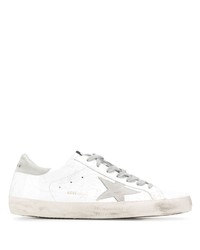 weiße Leder niedrige Sneakers von Golden Goose