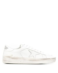 weiße Leder niedrige Sneakers von Golden Goose