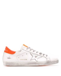 weiße Leder niedrige Sneakers von Golden Goose