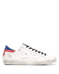 weiße Leder niedrige Sneakers von Golden Goose