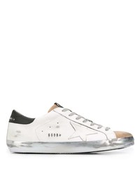 weiße Leder niedrige Sneakers von Golden Goose