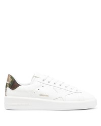 weiße Leder niedrige Sneakers von Golden Goose