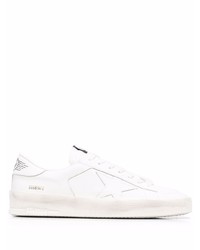 weiße Leder niedrige Sneakers von Golden Goose