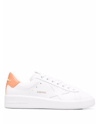 weiße Leder niedrige Sneakers von Golden Goose