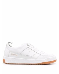 weiße Leder niedrige Sneakers von Golden Goose