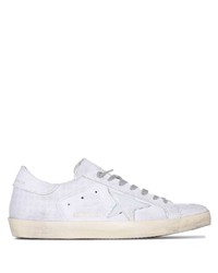 weiße Leder niedrige Sneakers von Golden Goose