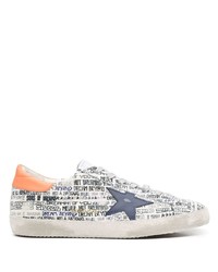 weiße Leder niedrige Sneakers von Golden Goose