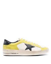 weiße Leder niedrige Sneakers von Golden Goose