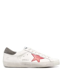 weiße Leder niedrige Sneakers von Golden Goose